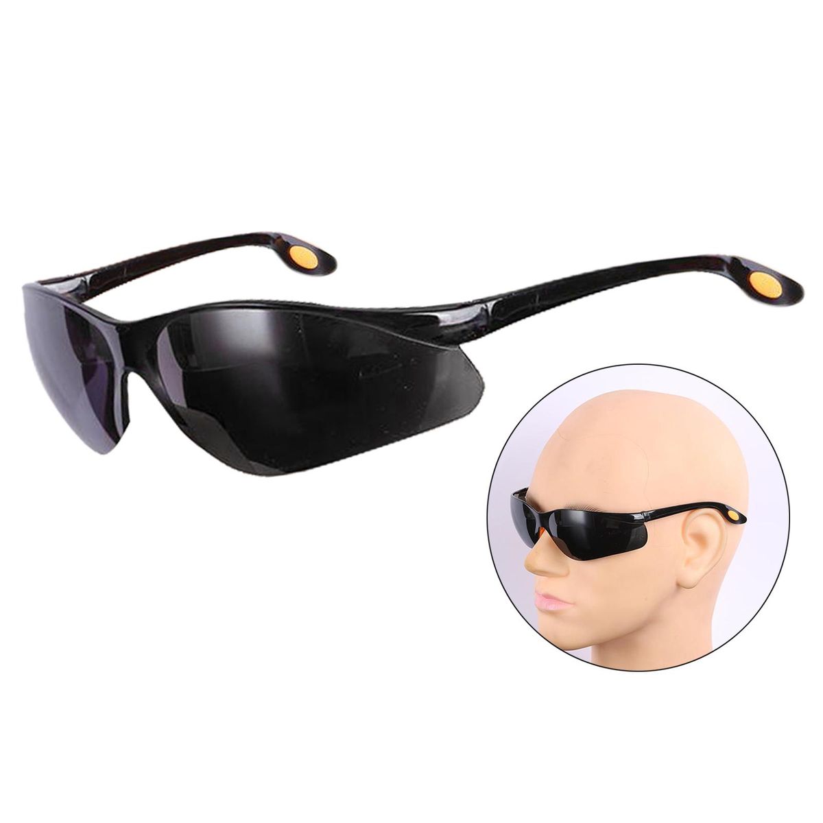 Clear Safety Glasses Work Goggles   For  Men Black