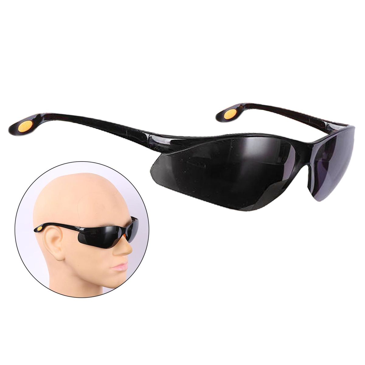 Clear Safety Glasses Work Goggles   For  Men Black