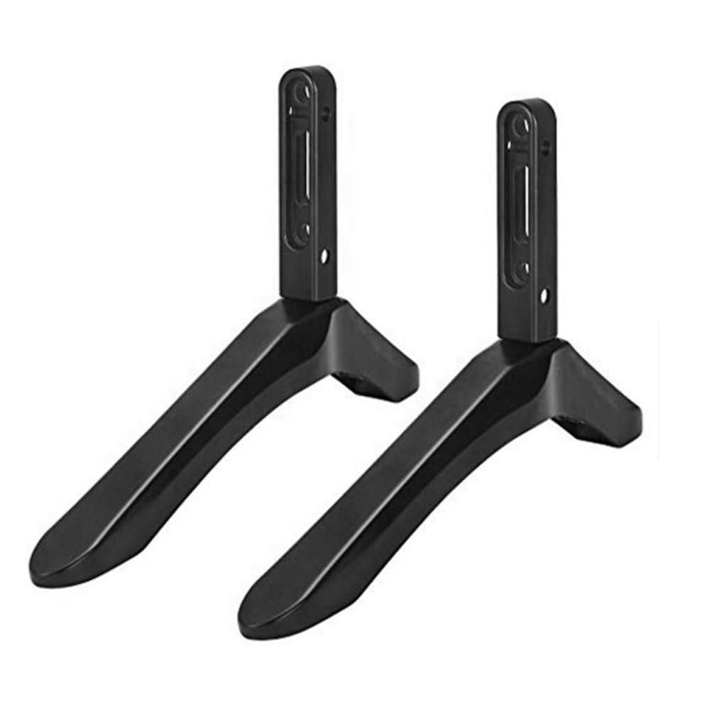 Household TV Bases Black Pedestal Wear-resistant Stand Strong Universal Riser Exquisite Efficient Legs for 32 to 65 inches