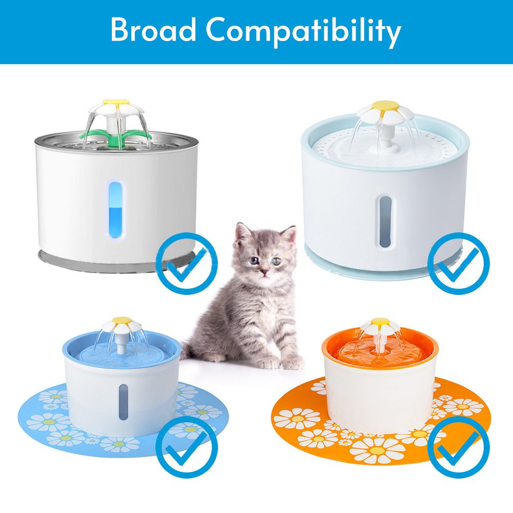 4PCS Cat Water Fountain Filter Active Carbon Resin Filter