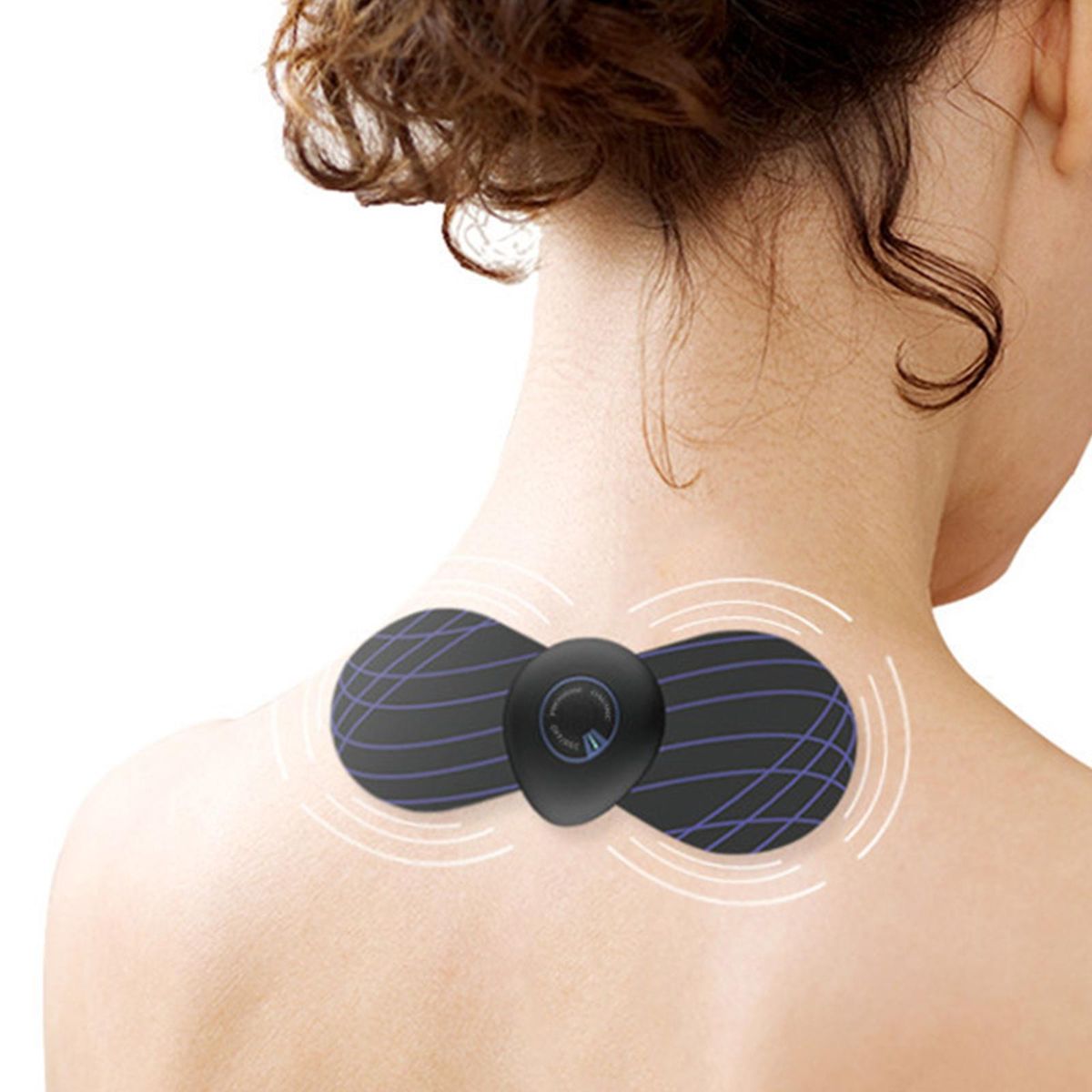 Mini Electric Neck Massager 4 Modes Waist Body Rechargeable Type