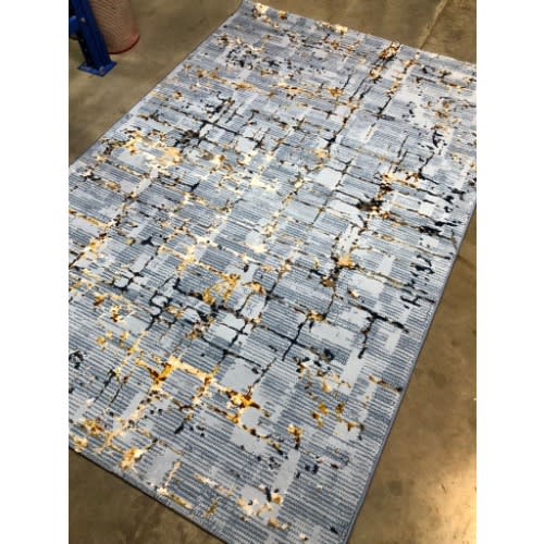 3 By 5ft Retro Pattern Multicolour Center Turkish Rug