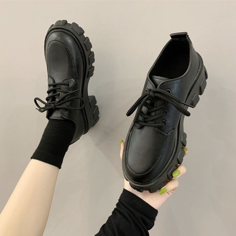 (light B)shoes Platform Shoes Lolita Shoes Oxfords Women Heels School Uniform Jk Student Shoes JIN