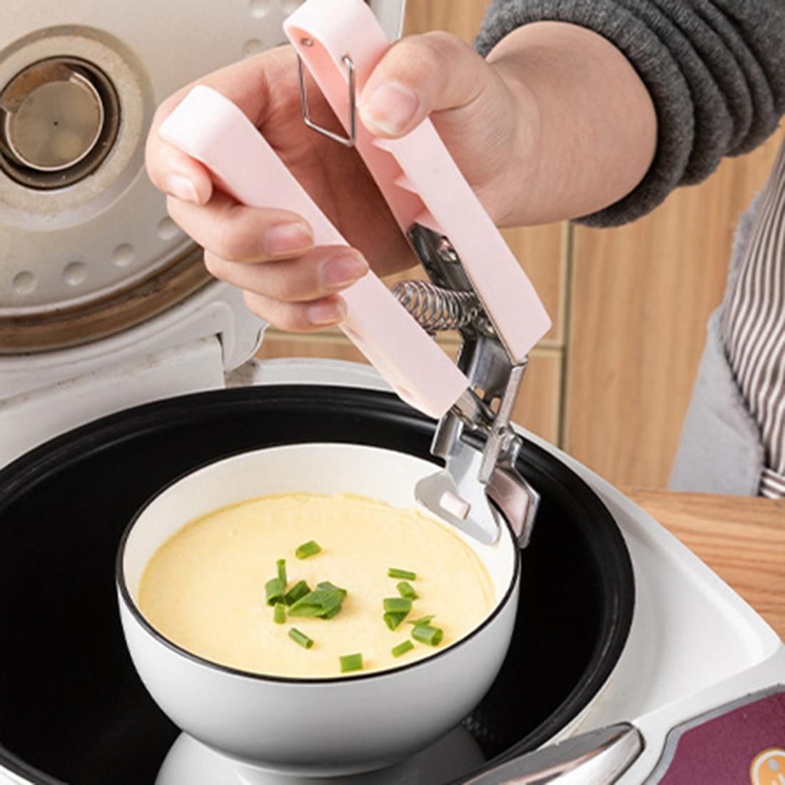 Anti-Scald Clip Plate Bowl Clamp Pot Holder Hot Pan Gripper