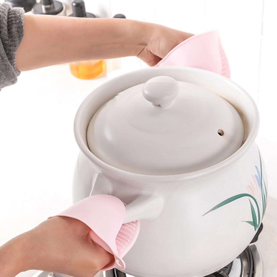 Anti-Scald Clip Plate Bowl Clamp Pot Holder Hot Pan Gripper