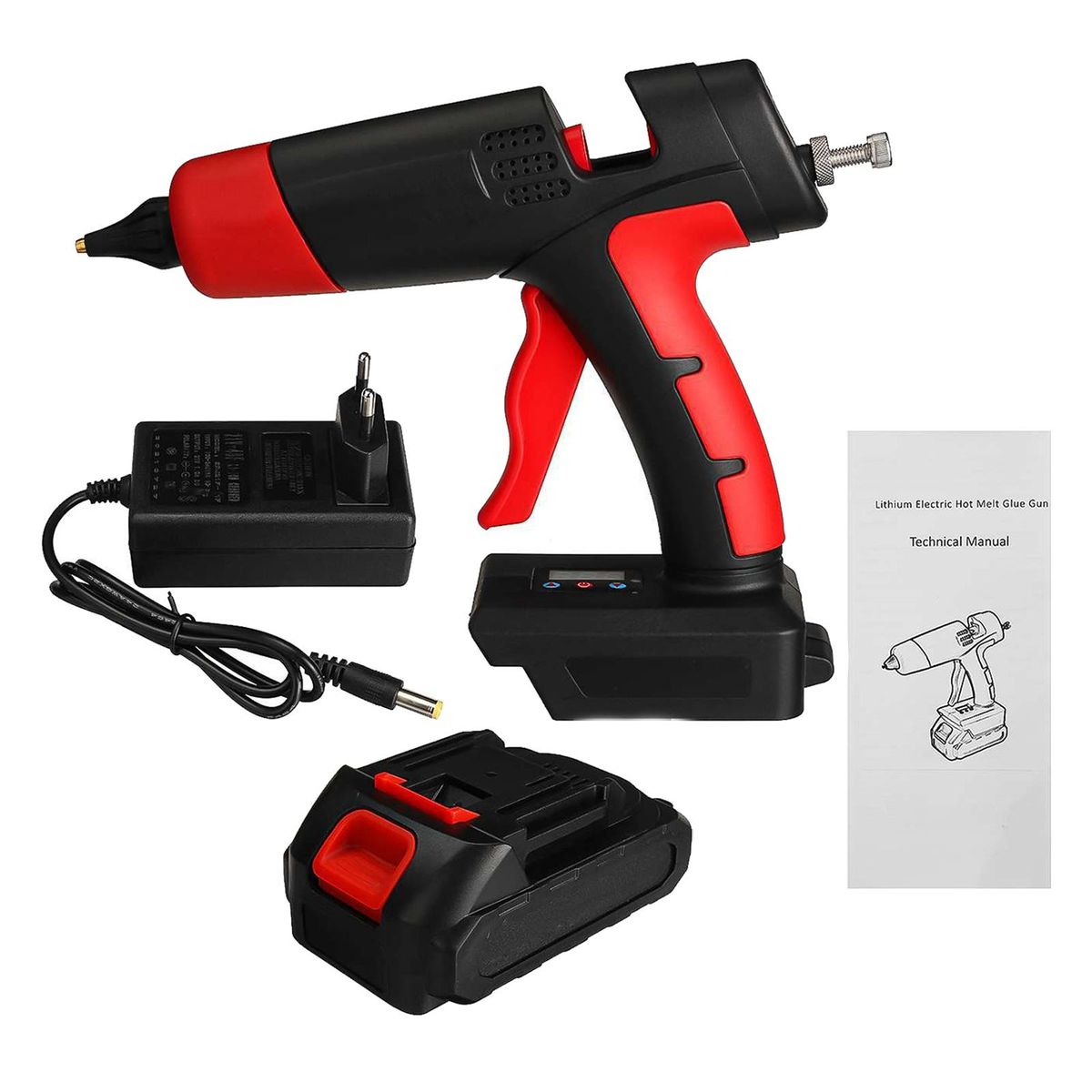 Professional Hot Melt Glue  Rechargeable Temperature