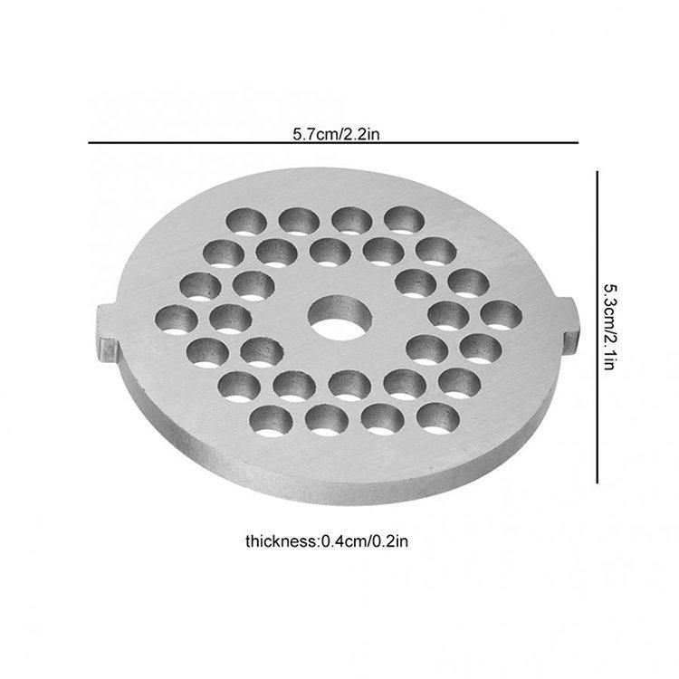 4Pcs Meat Grinder Crusher Mincer Plate Disc Accessories Kit 5/7mm