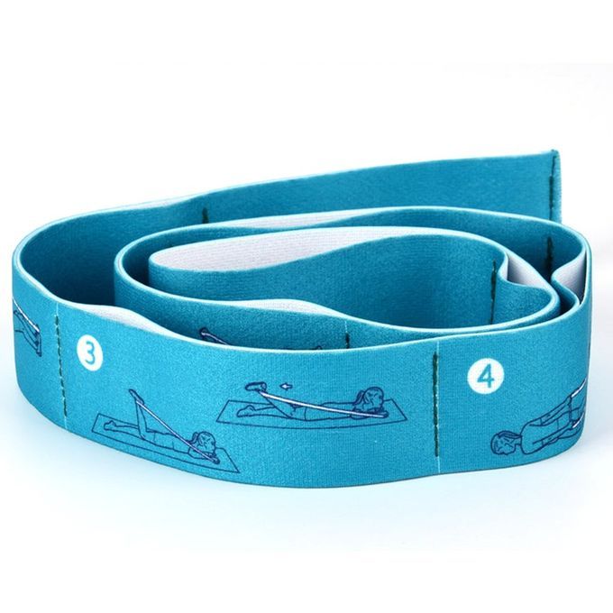 Ballet Stretch Band On The Door Soft Opening Split Horse Trainer Tension Band Pull Band Yoga Stretch Band Blue