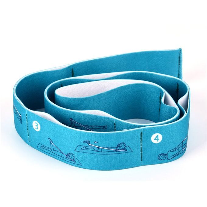 Ballet Stretch Band On The Door Soft Opening Split Horse Trainer Tension Band Pull Band Yoga Stretch Band Blue