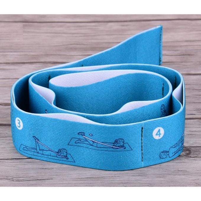 Ballet Stretch Band On The Door Soft Opening Split Horse Trainer Tension Band Pull Band Yoga Stretch Band Blue