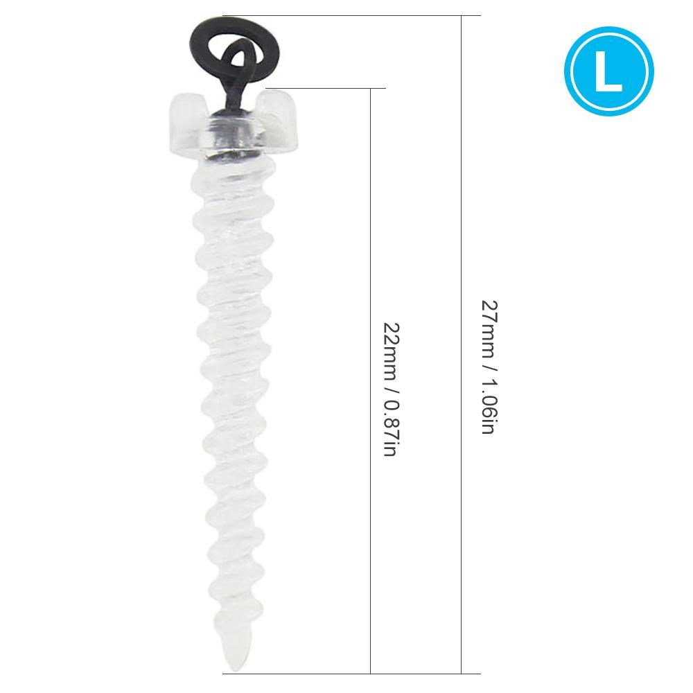 30pcs Bait Floating Ball Swivel Screw Fishing Floating Ball Attachment Fishing Tackle Accessories