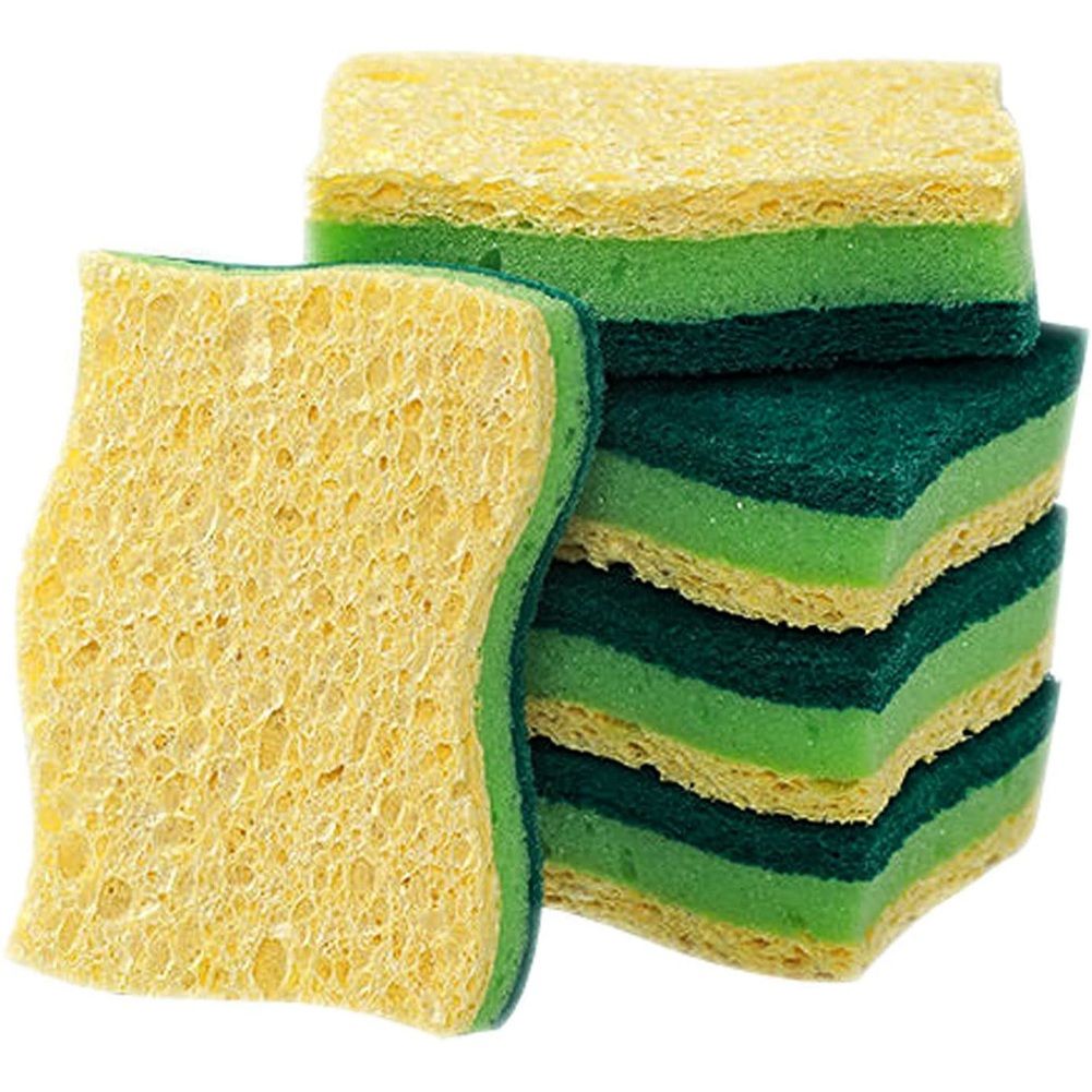 Dishes Sponge 5 Packages ,Dish Scrubber Sponge For