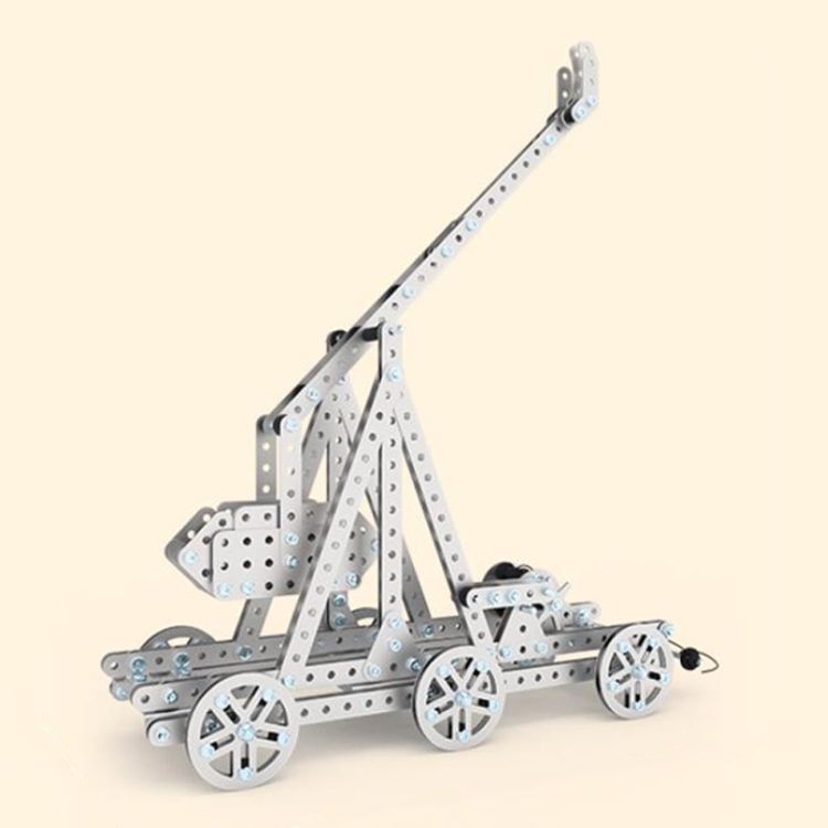 Metal Model Building Blocks 580pcs Stone Throwing Machine