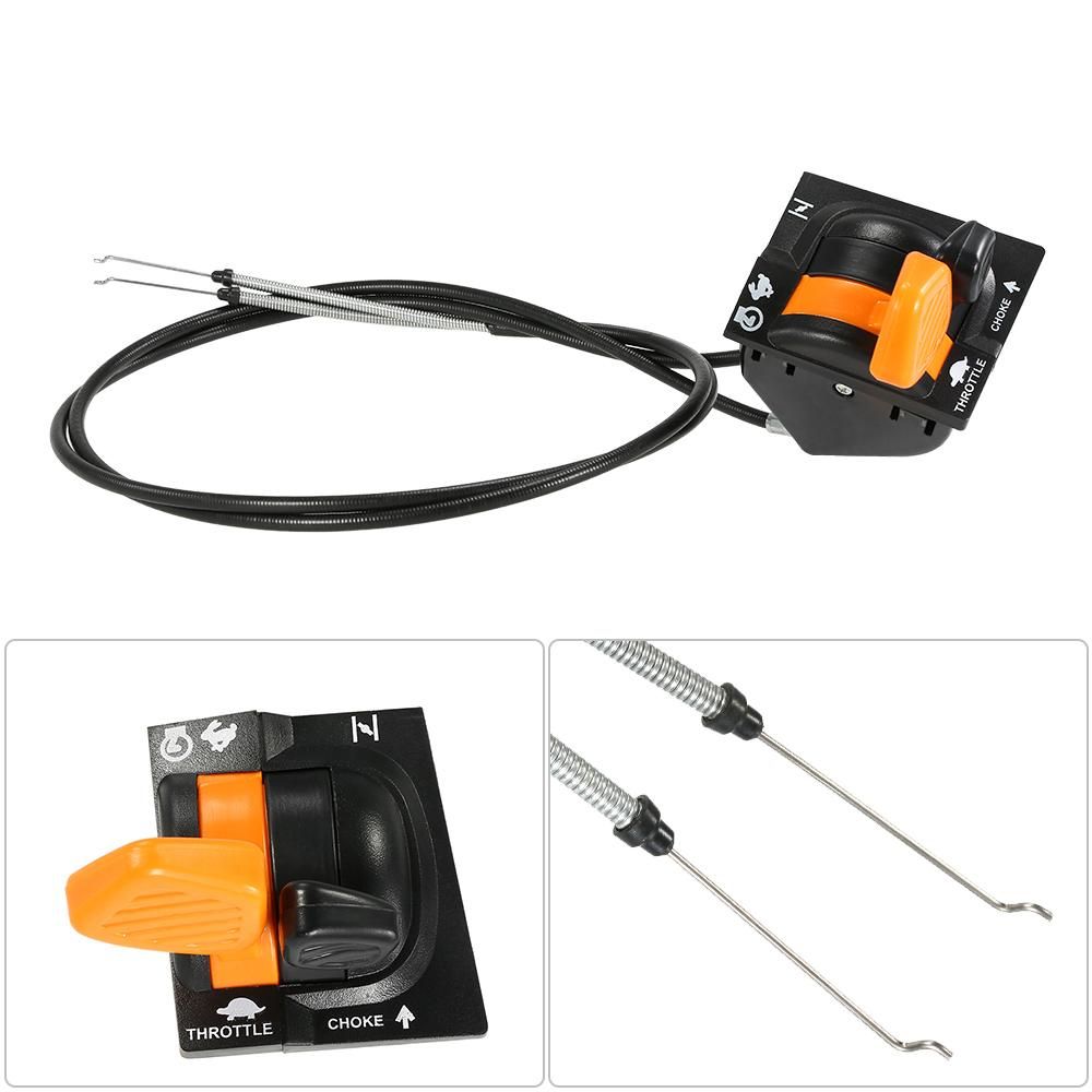 Throttle Choke Lever & Cables Control Assembly AM136026 Fit for John Deere X500 X520 X540