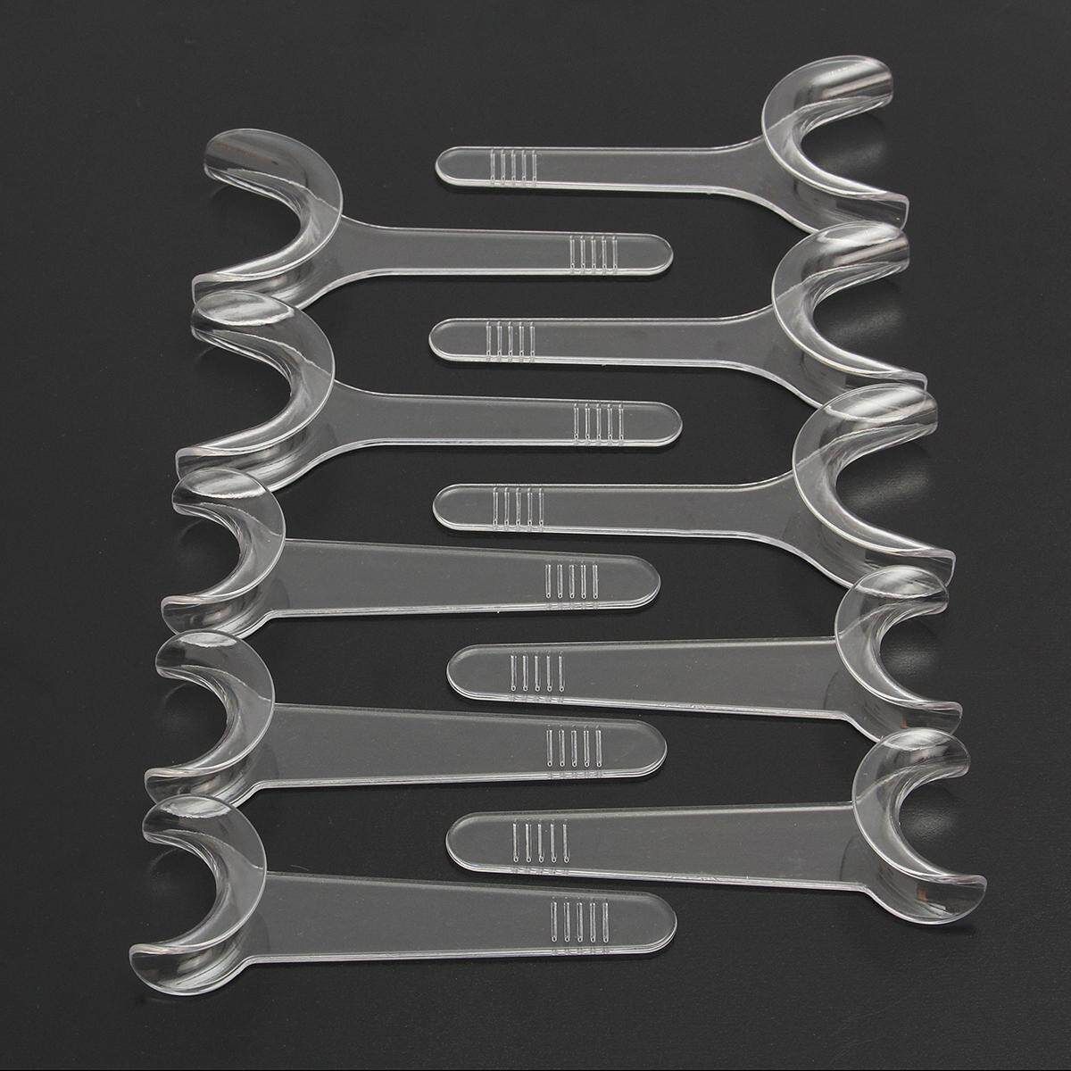 10pcs T-Shape Clear Teeth Dental Intraoral Cheek Lip Retractor Openers