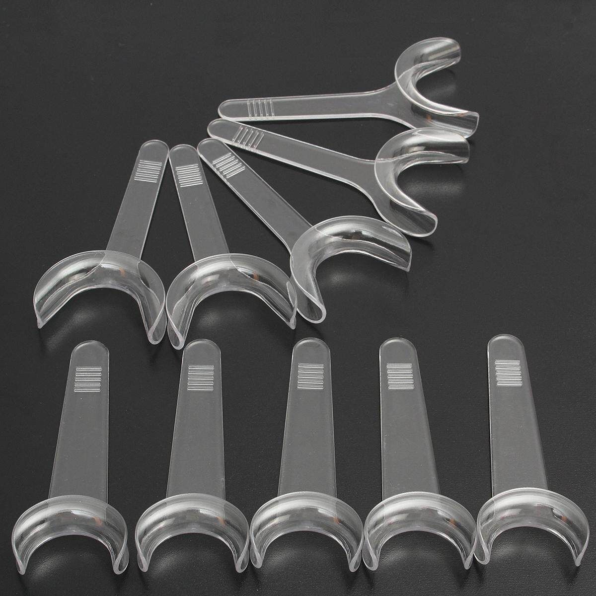10pcs T-Shape Clear Teeth Dental Intraoral Cheek Lip Retractor Openers