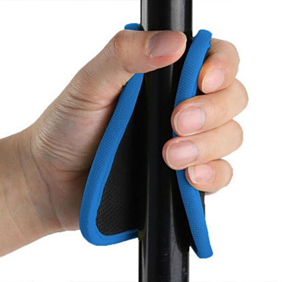 1 Pair Dumbbell Handle Mat Pain Relief Dumbbell Grip Cover Blue