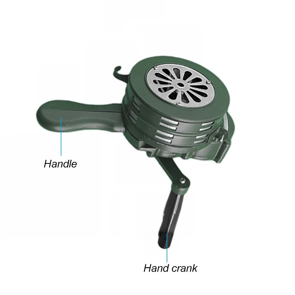 Portable Manual Siren Super Loud Aluminum Alloy For Forest