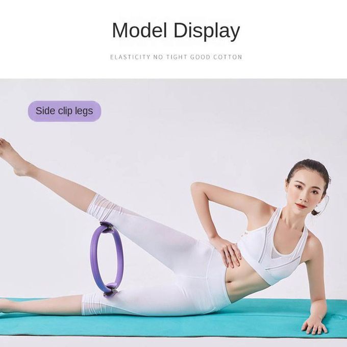 Yoga Pilate Ring Magic Circle Muscle Exercise Fitness Body Rose Red