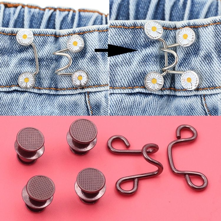 5 PCS 6 In 1 Button, Colour: 32mm (Gun Black)