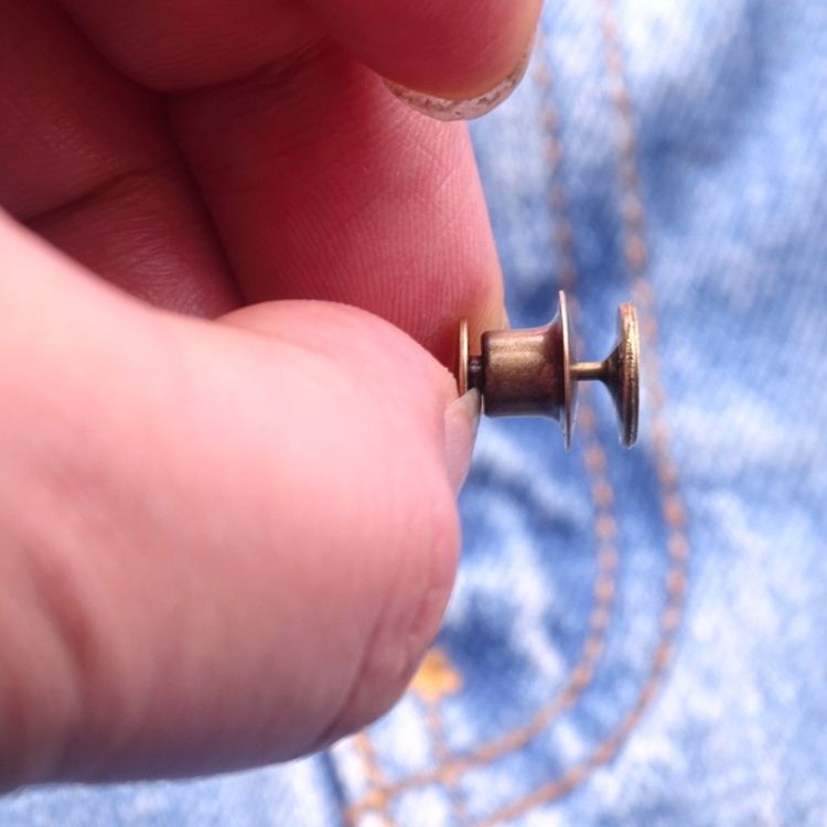 5 PCS 6 In 1 Button, Colour: 32mm (Gun Black)