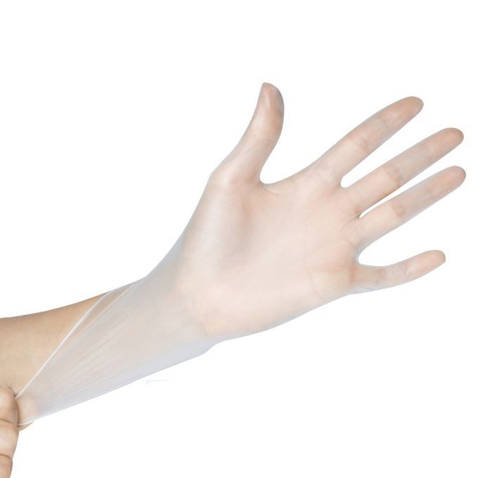 100Pcs Disposable PVC Gloves Food-grade Transparent