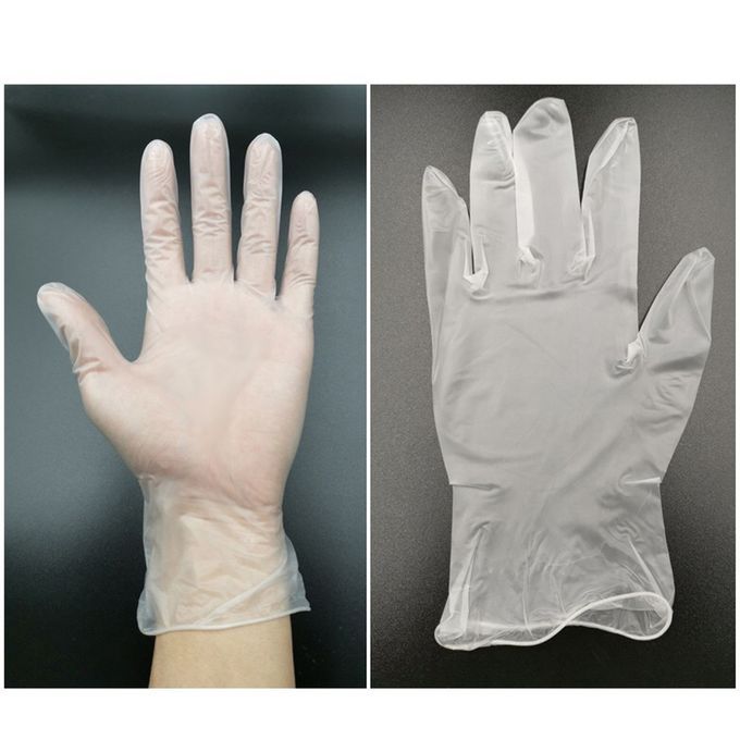 100Pcs Disposable PVC Gloves Food-grade Transparent