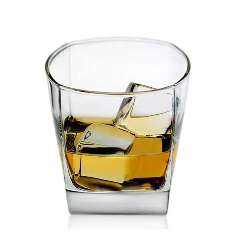 New 6pcs Heat-resistant Glass Cup Beer Espresso Coffee Cup Set Handmade Beer Mug Tea glass Whiskey Glass Cups Drinkware