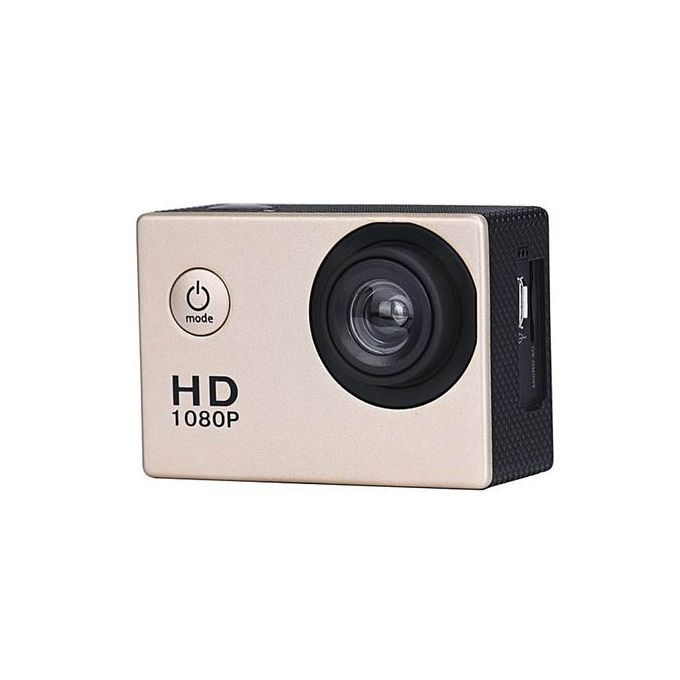 Mini 1080P Full HD DV Sports Recorder Car Waterproof Action Camera Camcorder Gold