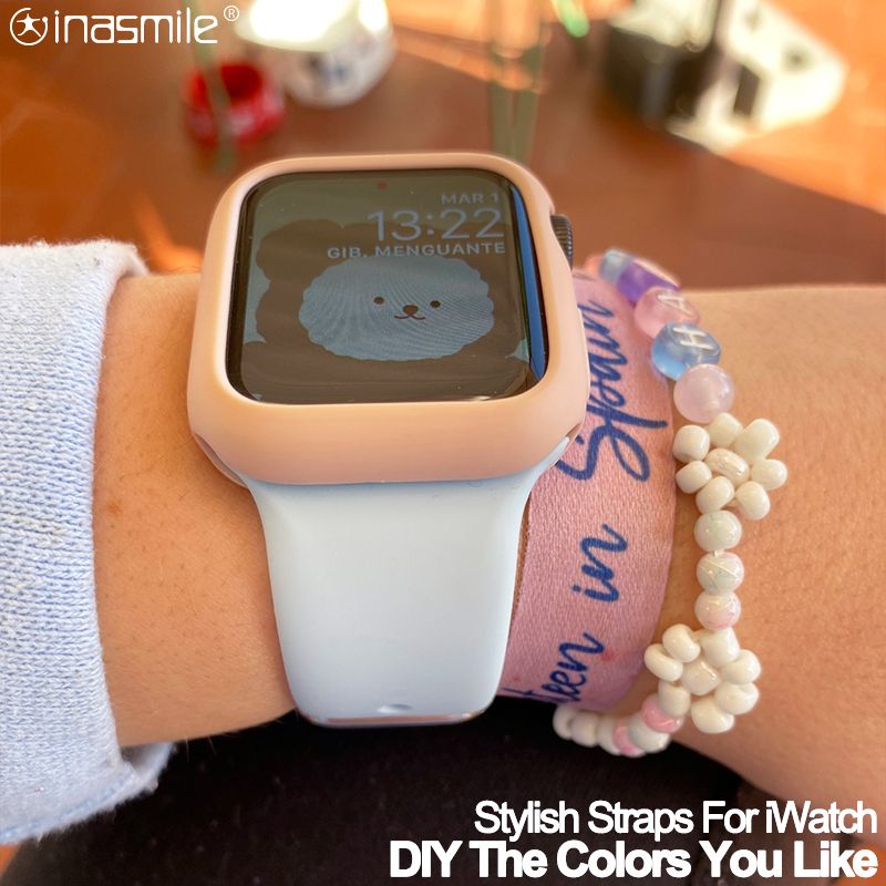 Quality Diy Silicone Strap For Apple Watch 6 5 4 3