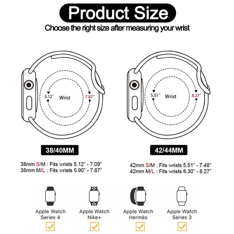 Quality Diy Silicone Strap For Apple Watch 6 5 4 3