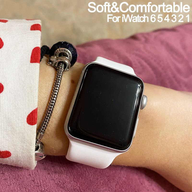 Quality Diy Silicone Strap For Apple Watch 6 5 4 3