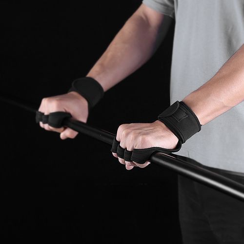 Weight Lifting Gym Sport Fitness Gloves For Men Women（Black）