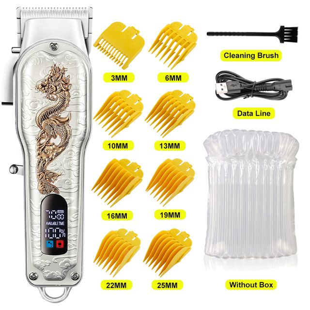 Electric Hair Clipper Rechargeable  Beard Trimmer Professional Men Hair Cutting Machine Beard Barbe