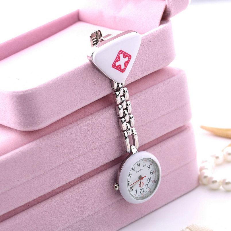 Lovely Cartoon Animal Soft Rubber Nurse Pocket Watch