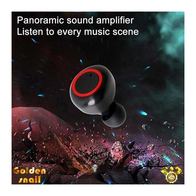 A3 Fingerprint Touch Bluetooth 5.0 Earphones Wireless Stereo Headphones