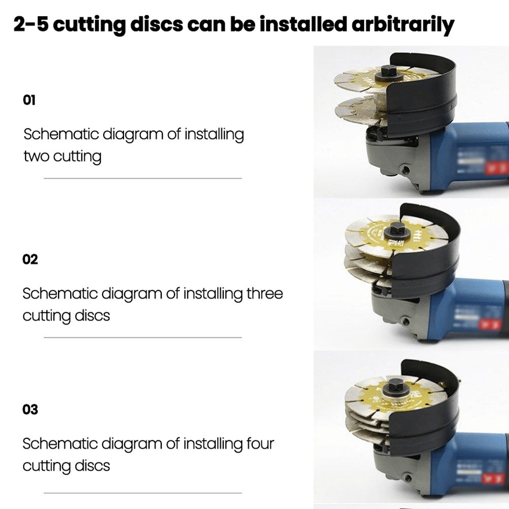 Angle Grinder Modified To Slotting Machine Accessories Set