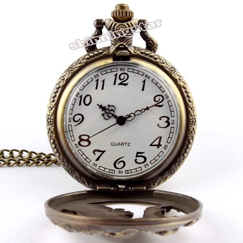 Quartz Pocket Watch Men's And Women's Necklace Pendant
