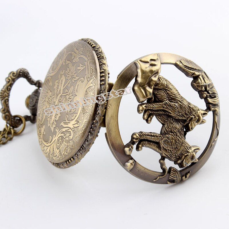 Quartz Pocket Watch Men's And Women's Necklace Pendant