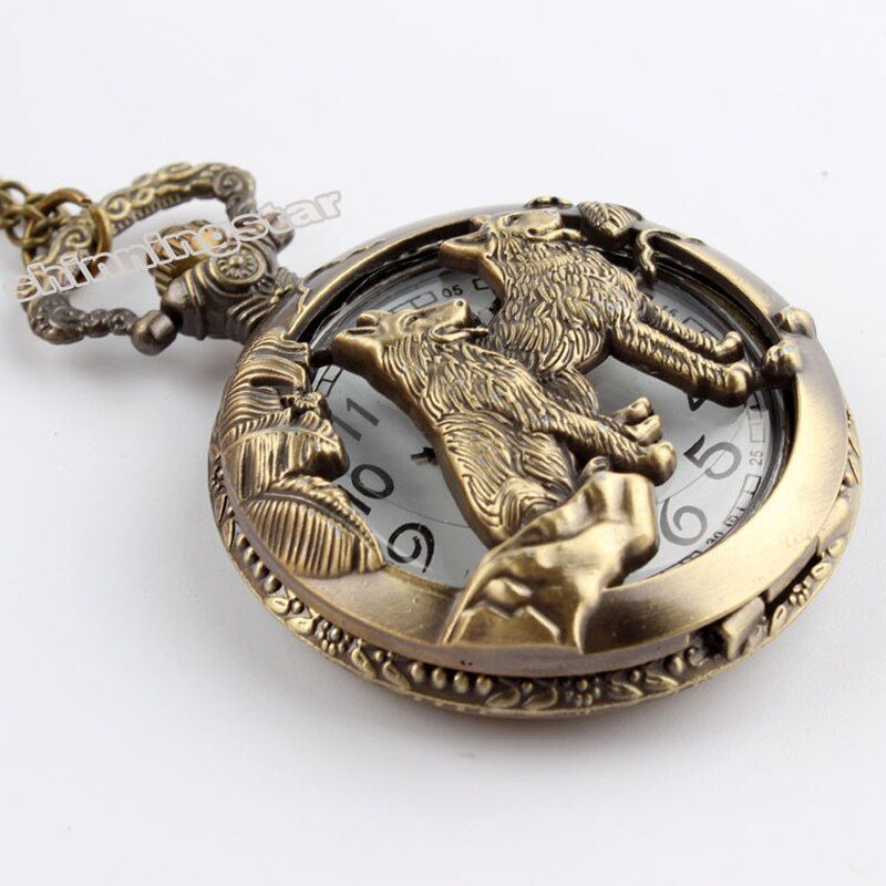 Quartz Pocket Watch Men's And Women's Necklace Pendant