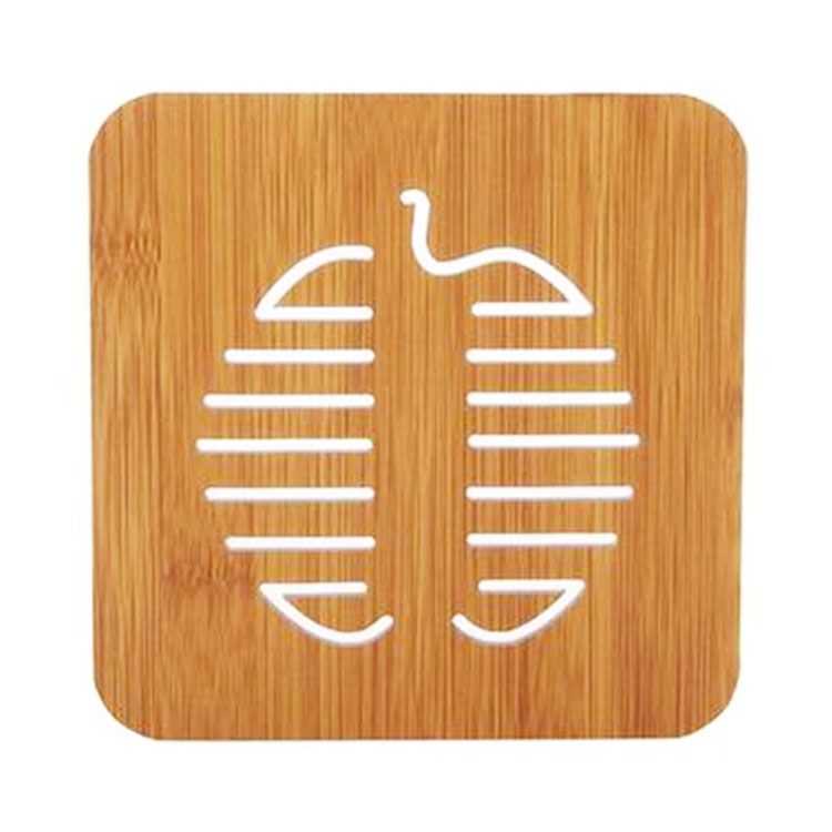 5 PCS Cute Cartoon Kitchen Table Protect Wood Cup Pad Heat Insulation Coaster Mat, Random Style Delivery