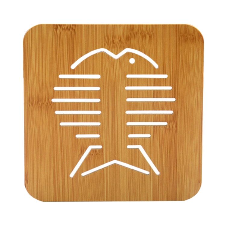 5 PCS Cute Cartoon Kitchen Table Protect Wood Cup Pad Heat Insulation Coaster Mat, Random Style Delivery