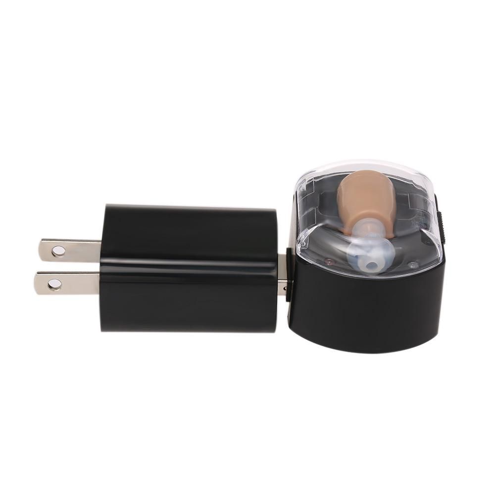 Mini Ultra Small Invisible Hearing Aid Adjustable Sound Amplifier In Ear Sound Enhancement Deaf Aid Rechargeable