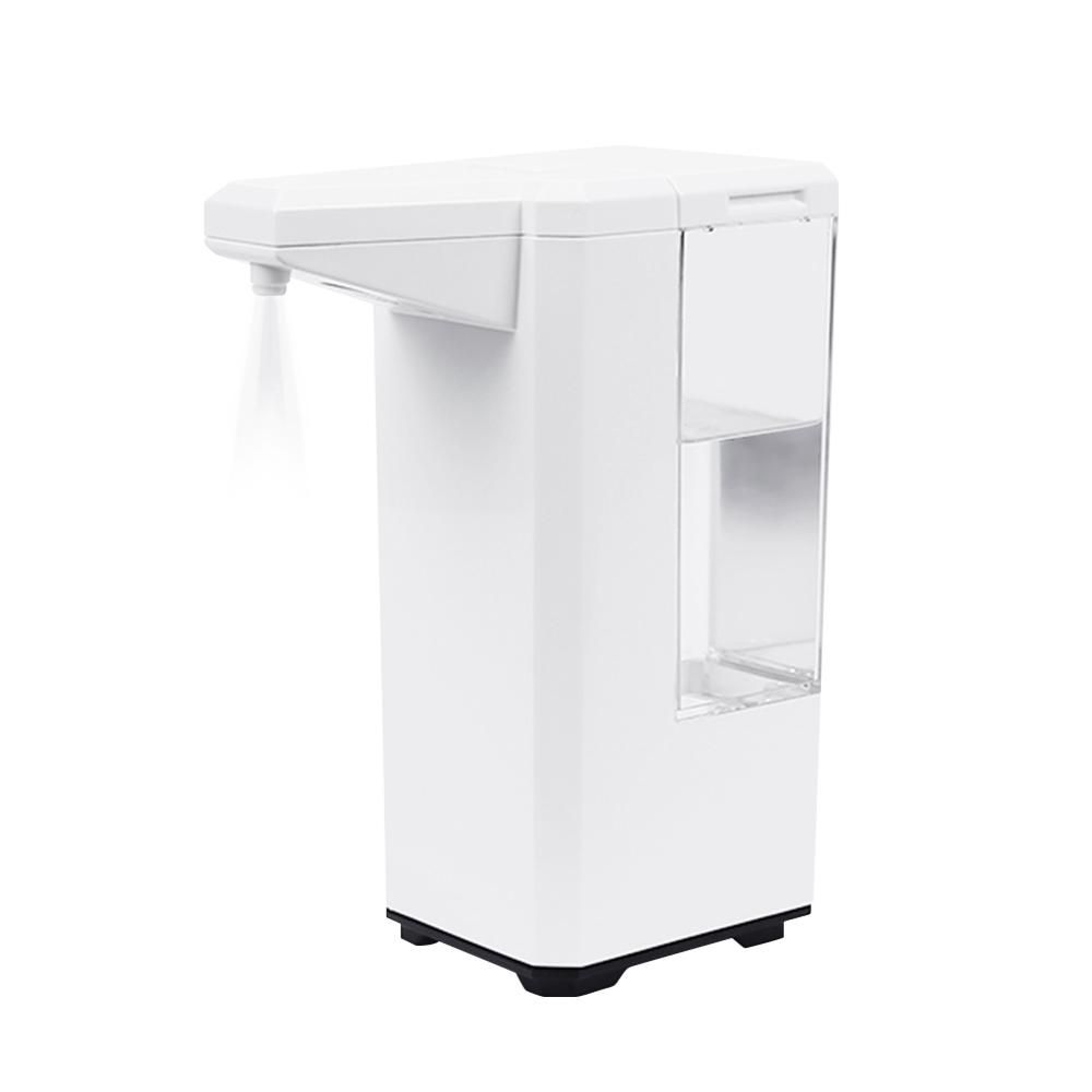 500ml Spray Type Soap Dispenser Automatic Soap Dispenser Two-level Adjustment IPX4 Waterproof Dispensers with Infrared Sensor Battery Operated