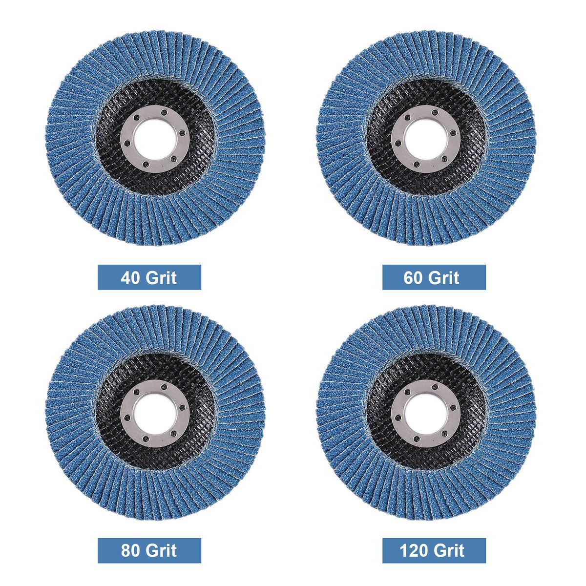 20Pcs 4.5in  Angle Grinder Flap Discs 4.5'' X 7/8'' Premium