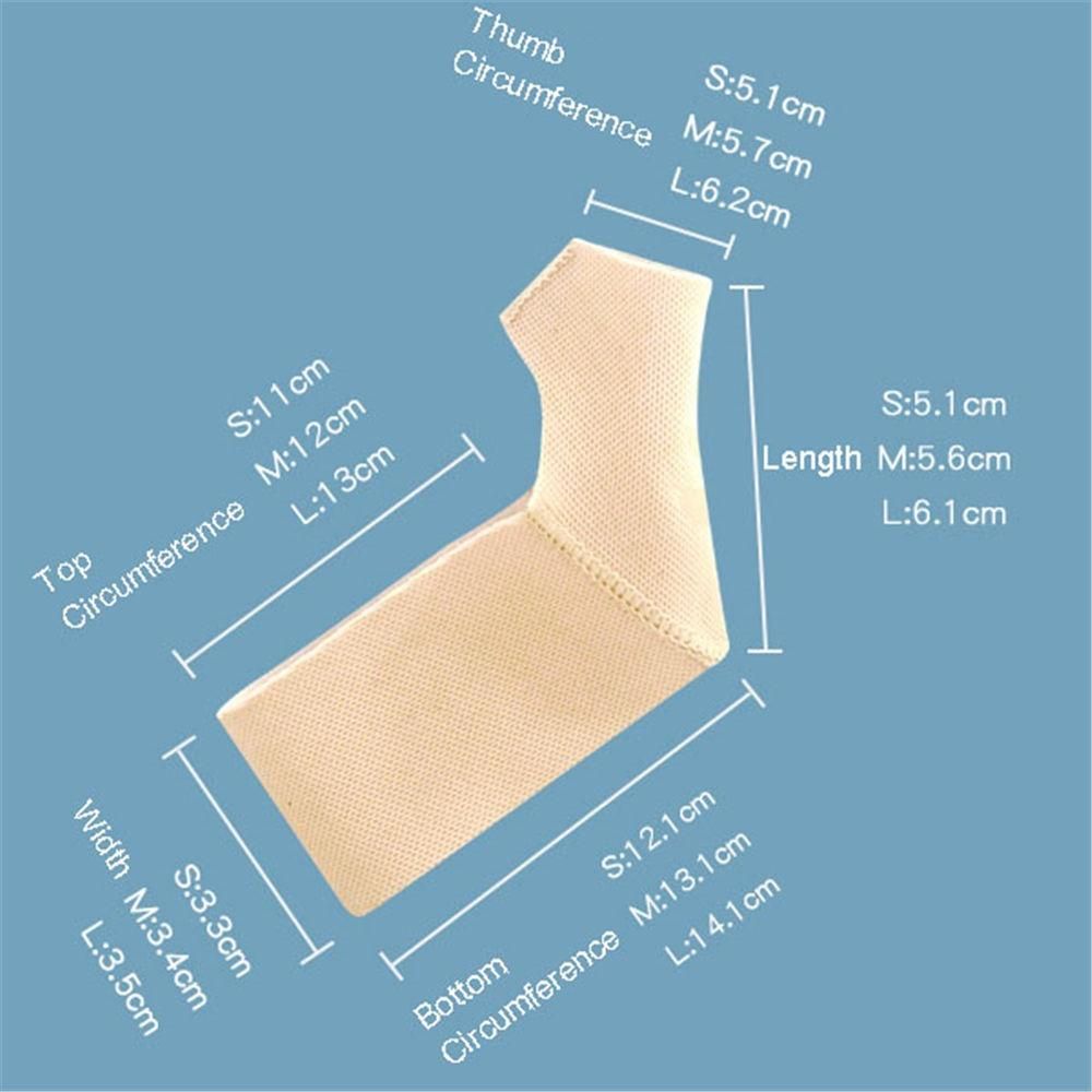 1Pcs Wrist Support Elastic Thumb Support Brace Layer Spica Splint for Left Right