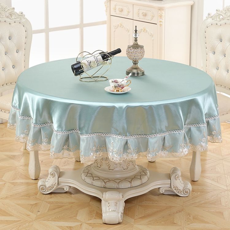 Tablecloth Fabric Round Tablecloth Hotel Anti-scald Table Mats