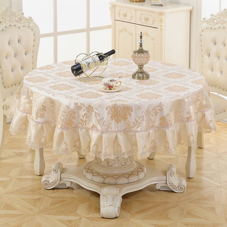 Tablecloth Fabric Round Tablecloth Hotel Anti-scald Table Mats