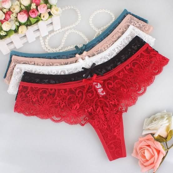 6pcs Ladies Net G-string