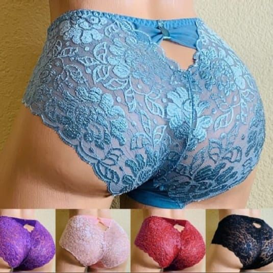 6pcs Ladies Sexy High Fit Mesh Net Panties